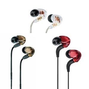 se535 in-ear hifi earphones noise cancelling headsets handsheadphones with retail package logo bronze 5pcs