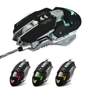 sell cool u383 zerodate x300gy mechanical macro definition game mice chip 4000dpi 7 button backlit computer mouse ing