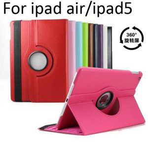 sell sell brand new magnetic 360 rotating leather case smart cover stand for ipad5 ipad 6 tablet pc cases