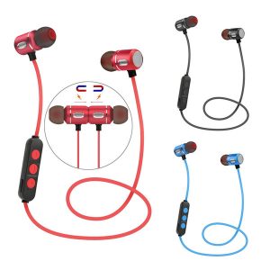 sell sell magnetic suction sport bluetooth earphones stereo wireless in-ear earbuds for iphone 6s 7plus s8 universal phones