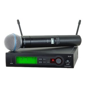 slx4 slx24 wireless single handheld microphone system beta58 58a uhf professional karaoke microphone free