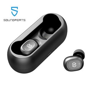 soundpeats bluetooth 5.0 wireless earphones true wireless earbuds in-ear stereo microphone binaural calls smart tws headset.