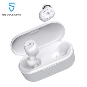 soundpeats tws bluetooth earbuds bluetooth wireless earphones in-ear stereo binaural calls headset with microphone trueplus