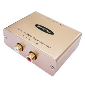 stereo to mono audio converter with isolation output stereo/mono adapter stereo audio mixer