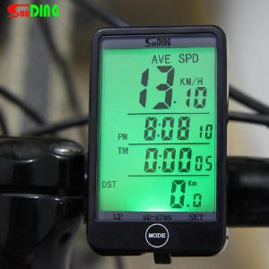 sunding 27 in 1 lcd bicicleta bicycle computer wired bike computer speedometer odometer big display backlight cycling