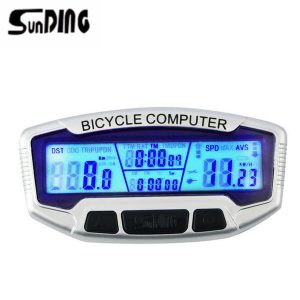 sunding 558-a wired bike computer with backlight luminous waterproof bicycle odometer speedometer cycling satch velometer