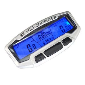 sunding bicycle speedometer wired computer sach odometer lcd screen blue backlight sunding sd-558a