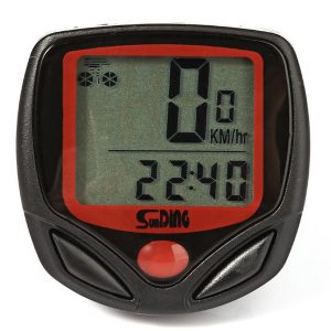 sunding sd-548b bicycle computer water resistant cycling odometer speedometer waterproof lcd screen digital bike speedometer