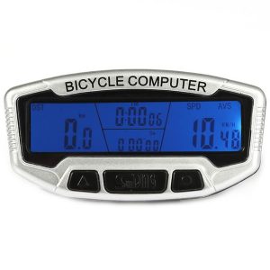 sunding sd - 558a wired bicycle computer water resistant cycling odometer speedometer with lcd backlight