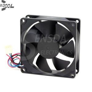 sxdool 80mm cooling fan fd488025mb-n dc 48v 0.06a 8025 8cm 3-wire double ball bearing cooler