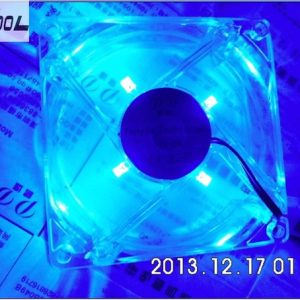 sxdool pc computer fan 80mm with led 8025 8cm silent cooling fan 12v led luminous chassis molex 4d plug