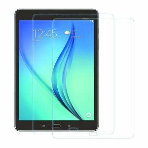 tempered glass protector film for galaxy t380 t385 t560 p580 t580 t280 tab s3 9.7 t820 t825 s4 10.5 t830 835 tablet pc with dust absorb wipe