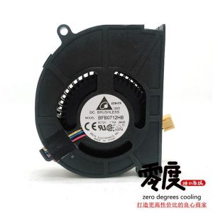 thermal fan of delta bfb0712hb 12v 1.10a 4-wire double-ball turbine blower