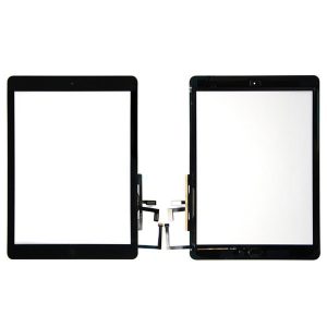 touch screen glass panel digitizer with buttons adhesive assembly for ipad air dhl