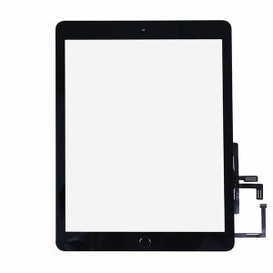 touch screen panel digitizer for ipad 9.7 2017 a1822 a1823 tablet with home button & adhesive replacement parts