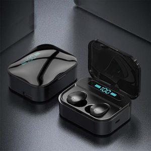 tws wireless bluetooth headset 5.0led digital strong bass stereo hifi sound quality sports waterproof in-ear headphones