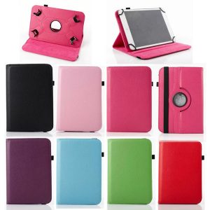 universal 360 rotating adjustable flip pu leather stand case cover for 7 8 9 10 10.1 10.2 inch tablet pc mid