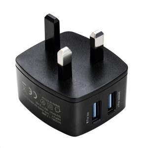 universal 5v 3.1a uk 2-port usb2.0 wall for smartphones iphone mobile phone fast charging charger