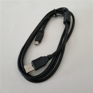 usb 2.0 to mini usb male to male encrypted shield with magetic ring data extension power cable 1.5m