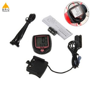 waterproof bicycle bike cycle lcd display digital computer speedometer odometer with green backlight bike accessories