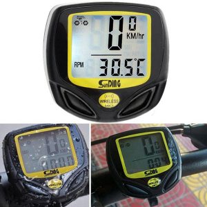 waterproof bicycle speedometer wireless cycle bike meter computer odometer bicycle accessories#40