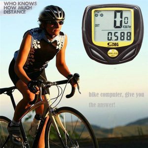 waterproof wireless lcd digital cycle bike computer bicycle speedometer odometer outdoor sports bike cycling accessories ws&40