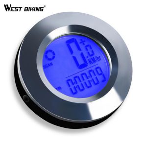 west biking ip65 waterproof bicycle computer wireless auto awake cycling satch round backlight odometers bike computer