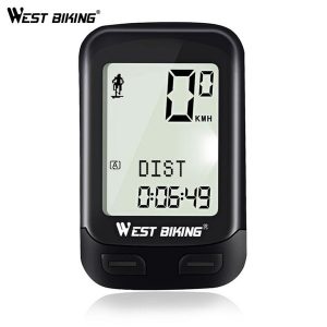 west biking wireless bicycle computer speedometer 5 language cycling odometer satch a/b bike select mtb road bike computer