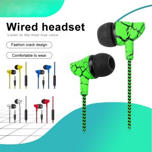 wire control with wheat in-ear headphones straight into the sports headset mobile phone computer digital earphone digital accessories