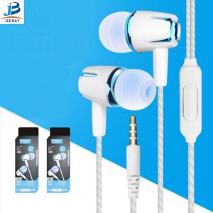 wired headset 3.5mm in-ear sports stereo noise reduction headset mobile phone universal line control for iphon android phone