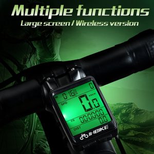 wireless bicycle computer bike motorcycle speedometer digital satch odometer thermometer lcd backlight rainproof