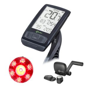 wireless bike computer bicycle speedometer cycling tachometer cadence bluetooth sensor taillight