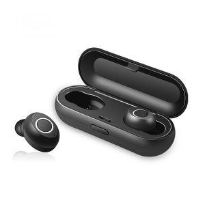 wireless bluetooth headset icon-v5.0 stereo charging case earplugs sports noise reduction earbuds with hands-microphone for ios android