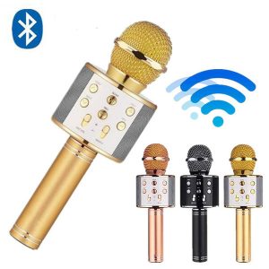 wireless microphone universal karaoke mic bluetooth stand radio artifact ktv singing mobile phonerecording studio delivery