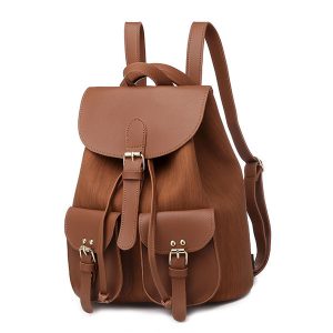 women backpack female soft leather book school bags for teenage girls travel back pack rucksacks