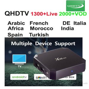 x96mini 1year qhdtv subcription arabic smart box european live android 7.1 box 1g8g amlogic s905w france uk indian europe turkish programs