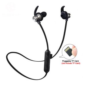 xt-22 wireless bluetooth headset waterproof magnetic headphones sports hands-headset with microphone support tf card for ios android mo