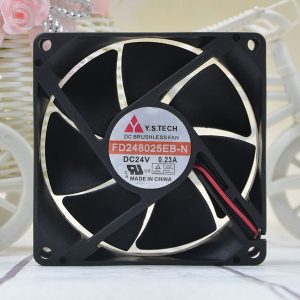 y.s.tech yuanshan 8cm 24v0.23a 8025 fd248025eb-n elevator inverter fan