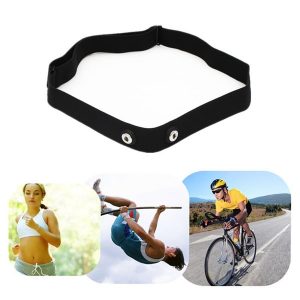 ys heart rate monitor elastic chest belt strap bands adjustable sport fitness equipment for polar wahoo garmin body building