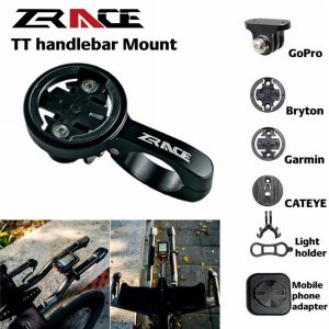 zrace handlebar bike computer mount out front mount holder for riding lights / camera / satch for bryton cateye