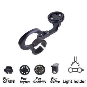 ztto out-front bike mount 072# for garmin cat eye bryton bicycle computer gps go pro sports camera light holder all in one