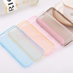 0.3mm ultra thin clear phone cases tpu invisible protective shell for iphone 6 4.7 plus 5.5 6 colors able mix order