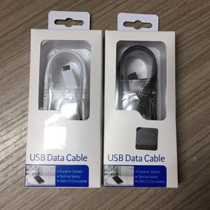 1.5m black white micro usb fast charger cable data sync charging for samsung galaxy s6 s7edge note 4 5 s4 s3 with retail box