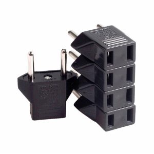 10 pcs 6a us socket to eu plug power adapter / charger kit