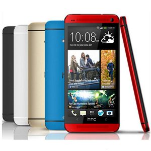 100% original unlocked htc one m7 android smartphone 16gb/32gb rom 4.7inches gps 3g dual camera 8mp wifi quad core refurbished mobilephone