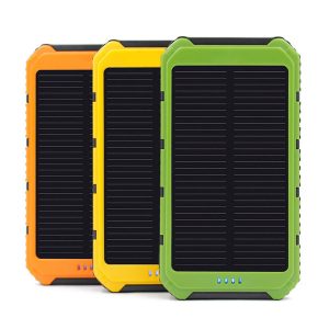 10000mah solar power banks 2a output cell phone portable charger solar powerbank ing