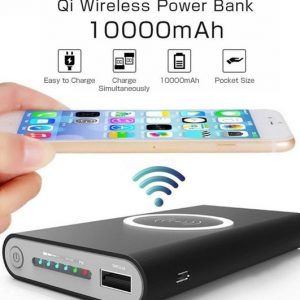 10000mah universal portable power bank qi wireless charger for iphone 8 samsung s6 s7 s8 powerbank mobile phone wireless charger