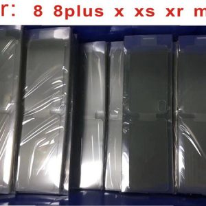 100pcs/lot plastic seal factory screen protector film for new mobile phone for iphone 7 7p'lu's 8 8plus x xs max xr