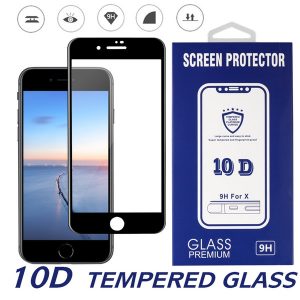 10d tempered glass for iphone 11 pro xs max screen protector for iphone x 7 plus full curved 9h hardness glass for iphone 6 8 plus