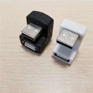 10pcs/lot 90 degree 180 degree usb 2.0 a male to female converter adapter connector for poray 3g router